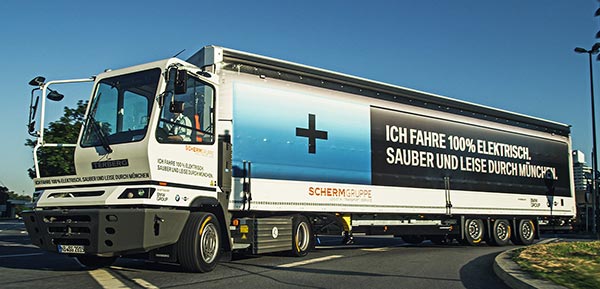 Einsatz eines Elektro-LKW im werksnahen Lieferverkehr des BMW Group Werk München