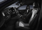 Exklusive Sonderedition BMW M3 '30 Jahre M3'. Interieur vorne.