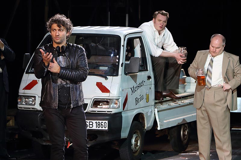 Szene aus 'Die Meistersinger von Nrnberg' an der Bayerischen Staatsoper