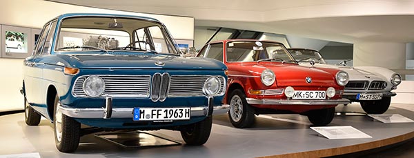 BMW Museum, Wechselausstellung '100 Meisterstücke': die neue Klasse