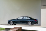 Mercedes-Benz E-Klasse, E 350 e, EXCLUSIVE, kallaitblau, Leder sattelbraun/macciato