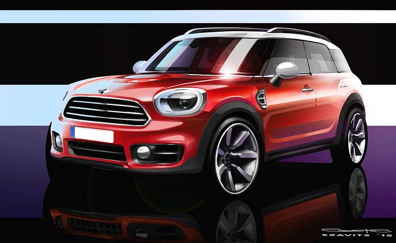 MINI Countryman, Design-Skizze