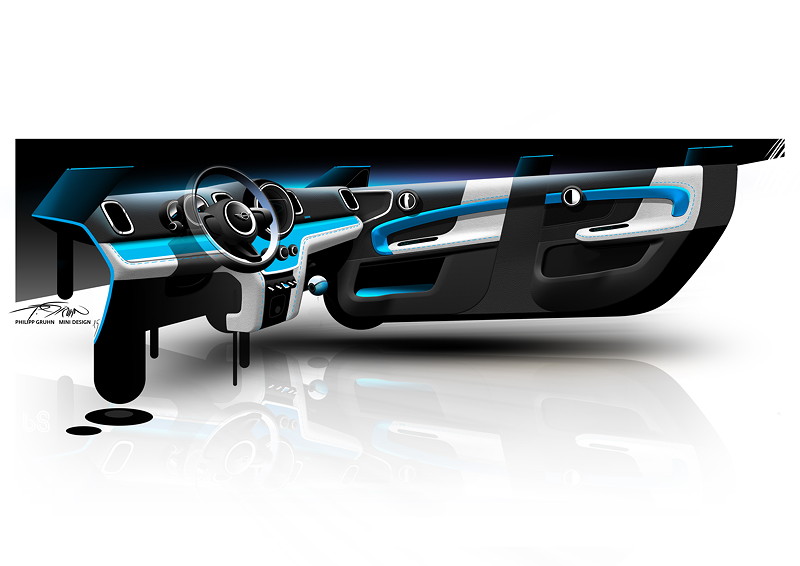 MINI Countryman, Design-Skizze