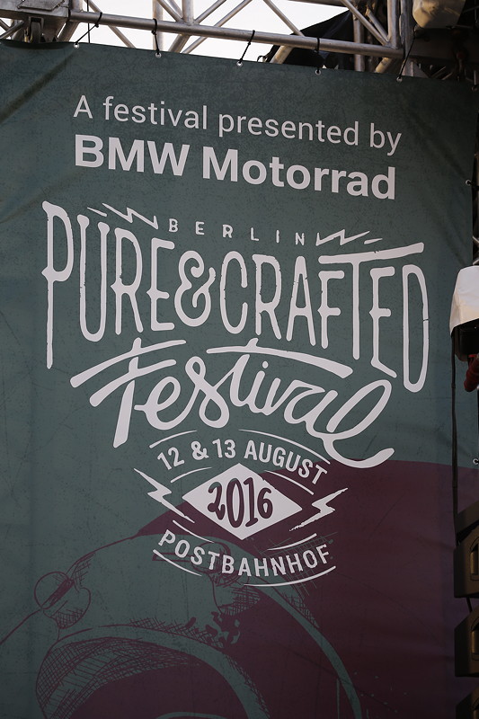 Pure and Crafted Festival 2016 presented by BMW Motorrad