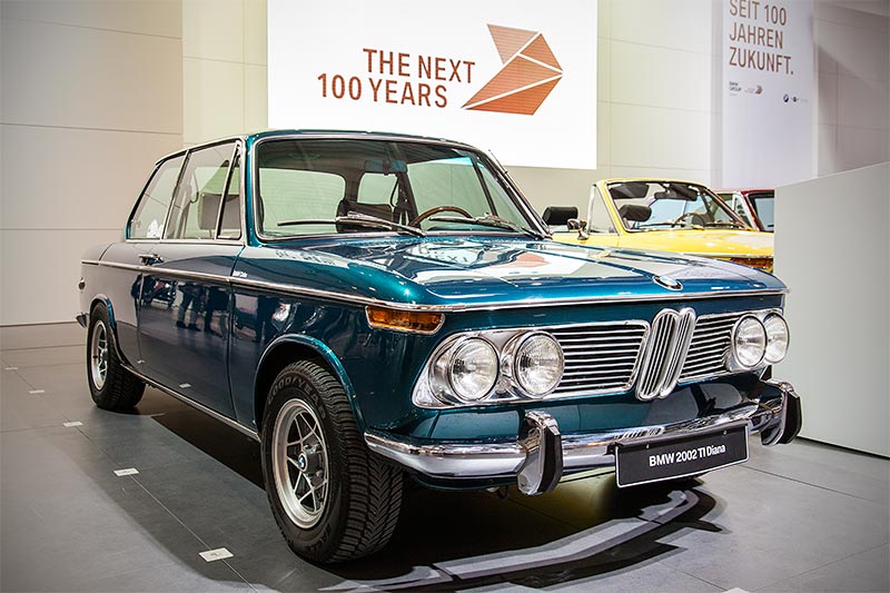 BMW 2002 TI Diana, mit 4-Zylinder-Reihenmotor, 150 PS