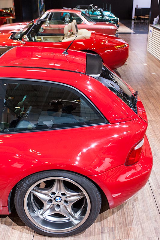 BMW M coup mit bulligem Heck, ausgestellt auf der Techno Classica 2016