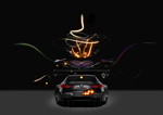 BMW Art Car #18 von Cao Fei: Augmented Reality Still (Detail). BMW Art Car basierend auf dem BMW M6 GT3.