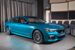 BMW 750Li (G12) xDrive in Atlantis Blau.