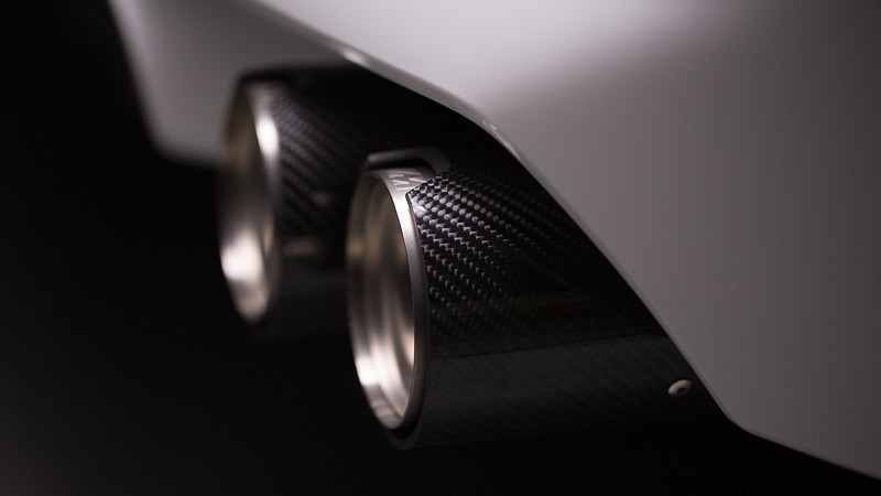 BMW M5 mit M Performance Parts, Abgasanlage