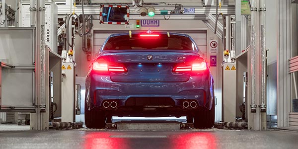 Der neue BMW M5 luft im BMW Group Werk Dingolfing vom Band.