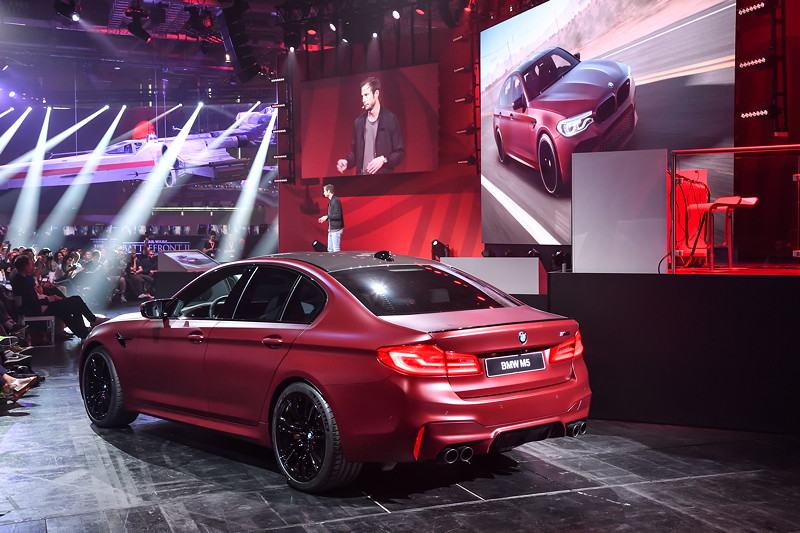 Weltpremiere des neuen BMW M5 in Need for Speed  Payback von Electronic Arts am 21.08.2017 auf der GamesCom in Kln.