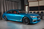 BMW M760Li Individual (G12) in 'Long Beach Blue' in Abu Dhabi.