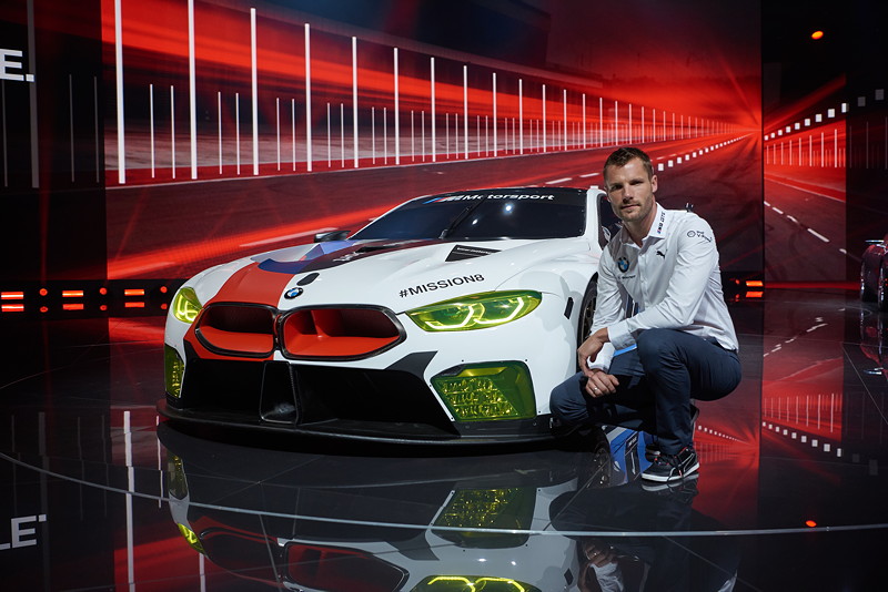BMW Motorsport Pressekonferenz, IAA, BMW M8 GTE, Martin Tomczyk.