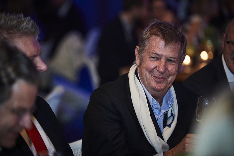 Feierliches Honoratioren-Dinner anl�sslich des 10. Geburtstags der BMW Welt am 19.10.2017 im Auditorium der BMW Welt in M�nchen. Professor Wolf D. Prix, Architekt der BMW Welt.