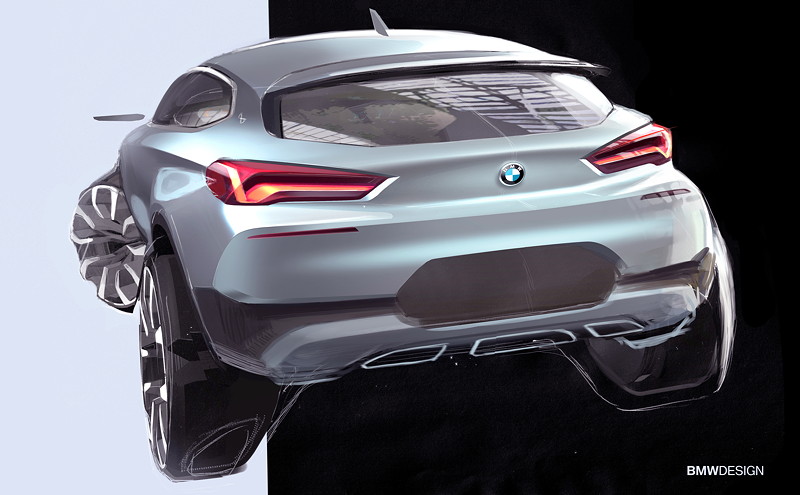 BMW X2 Designskizze
