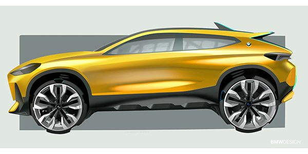 BMW X2 Designskizze