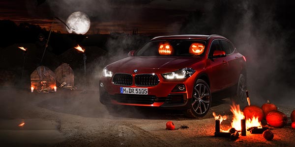 Happy Halloween wnscht der neue BMW X2