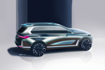 BMW X7 iPerformance Concept, Designskizze