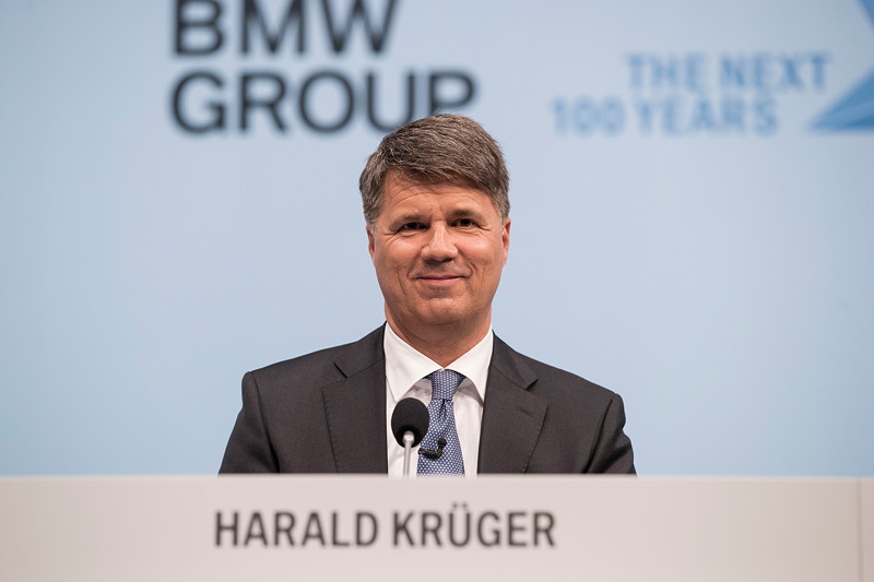 Bilanzpressekonferenz der BMW Group am 21.03.2017 in der BMW Welt in Mnchen: Harald Krger, Vorsitzender des Vorstands der BMW AG