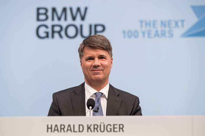 Bilanzpressekonferenz der BMW Group am 21.03.2017 in der BMW Welt in Mnchen: Harald Krger, Vorsitzender des Vorstands der BMW AG
