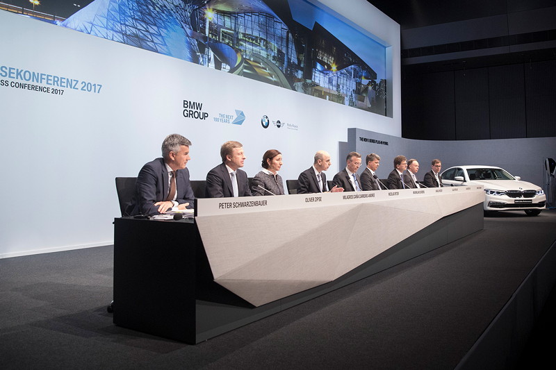 Bilanzpressekonferenz der BMW Group am 21.03.2017 in der BMW Welt in München