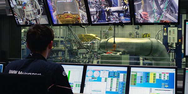 Mnchen, 27. April 2017. BMW P66/1, BMW M4 DTM, Motor, Prfstand.