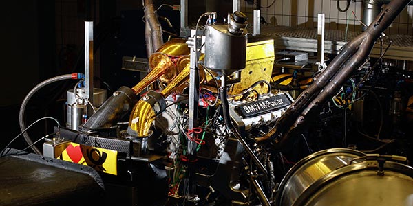 Mnchen, 27. April 2017. BMW P66/1, BMW M4 DTM, Motor, Prfstand.