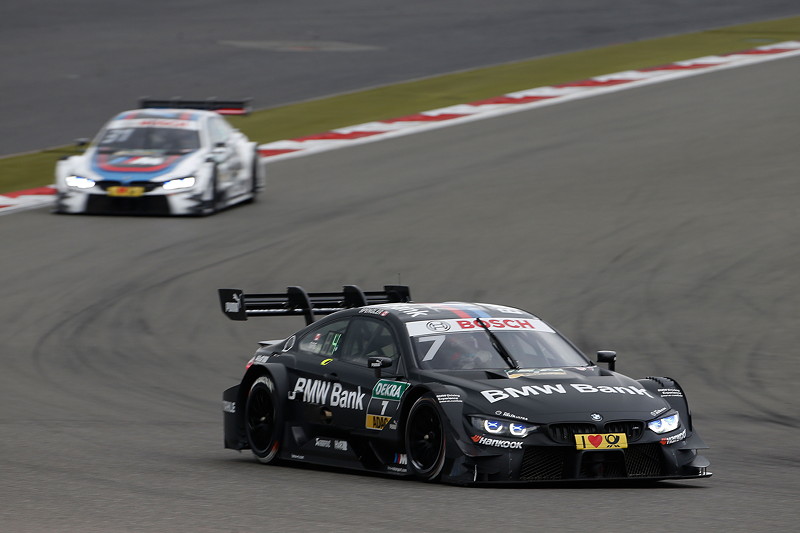 Nrburgring, 10. September 2017. DTM-Rennen 14. Bruno Spengler (CAN) im BMW Bank M4 DTM und Tom Blomqvist (GBR) im BMW Driving Experience M4 DTM.