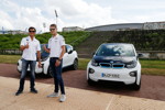 Nrnberg, 29. Juni 2017. Marco Wittmann und Bruno Spengler (CAN) im BMW i3.
