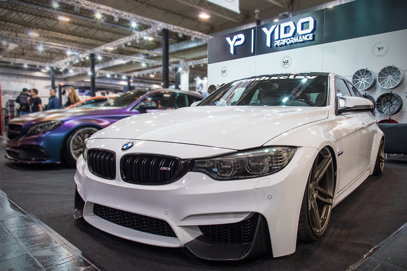Essen Motor Show 2017: BMW M3 (F80) am Stand von Yido Wheels in Halle 2.