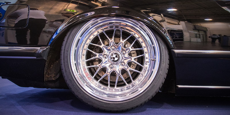 Essen Motor Show 2017: BMW 6er (E24) auf BBS Felgen, auf dem Stand von TA Technix.