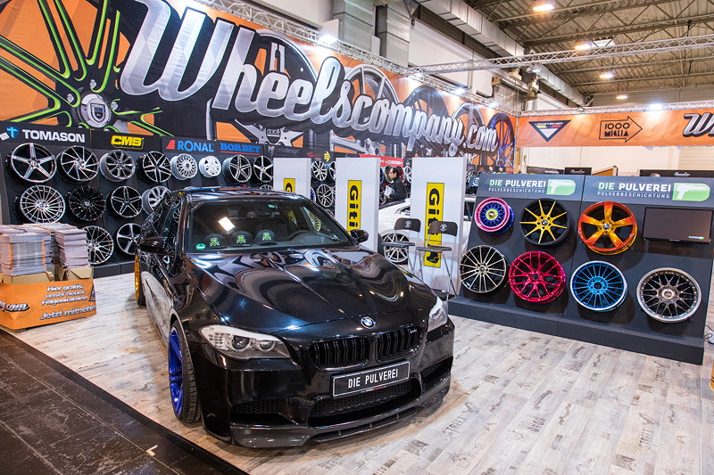 Essen Motor Show 2017: BMW M5 (F10) auf dem Stand von 'Wheelscompany' in Halle 2.