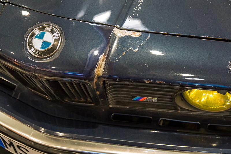 Essen Motor Show 2017: BMW M635CSi (E24) in einem nicht ganz so gutem Zustand.