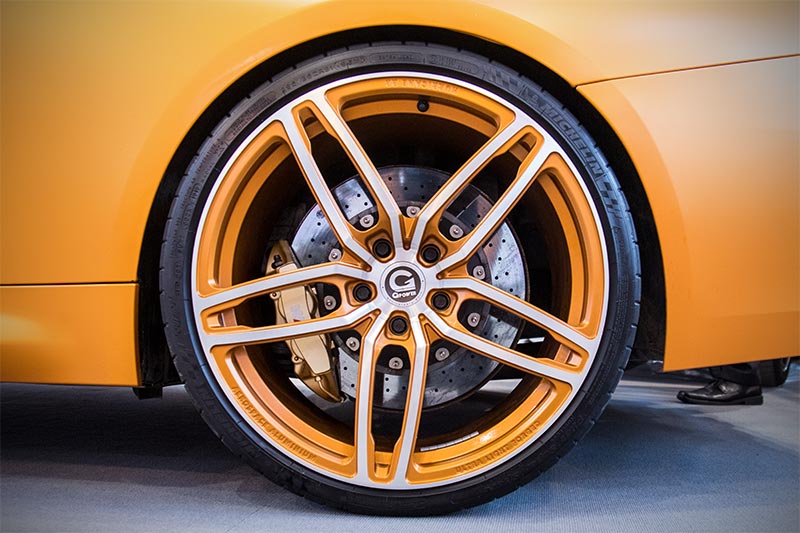 Essen Motor Show 2017: G-Power Schmiederad, ultraleicht, lieferbar in 20, 21 und 23 Zoll.