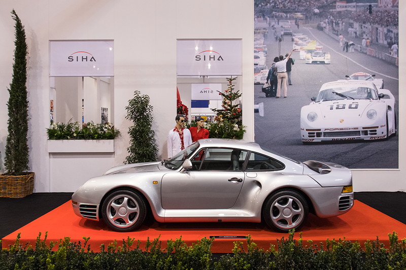 Porsche 959, in der Sonderausstellung '50 Jahre Super Sport Cars', Essen Motor Show 2017.