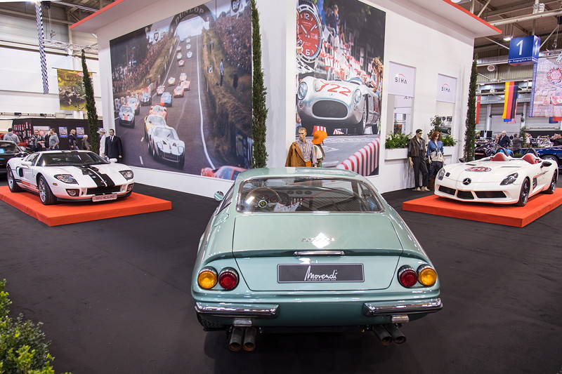 Ferrari 365 GTB Daytona, V12-Zylinder-Motor, 380 PS, vmax: 300 km/h.