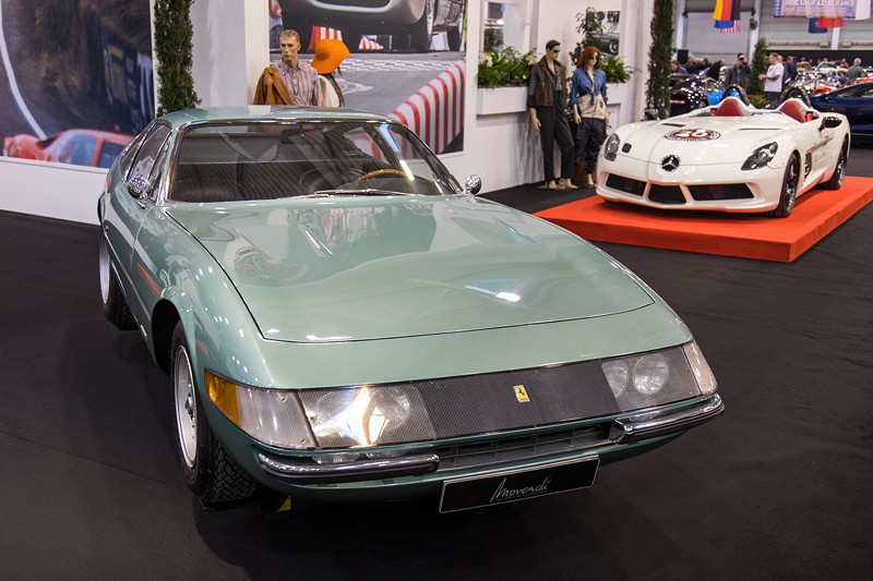 Ferrari 365 GTB Daytona, mit Frontmotor - auf Wunsch von Enzo Ferrari. Essen Motor Show 2017.