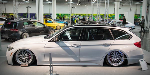 BMW 330d Touring (F31) mit M Paket, ausgestellt in der tuningXperience, Essen Motor Show 2017.