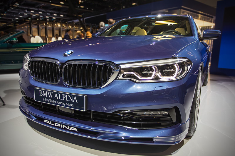 BMW Alpina B5 Bi-Turbo Touring Allrad, ausgstellt auf der IAA 2017