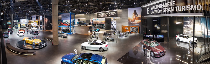 BMW Messestand auf der IAA 2017