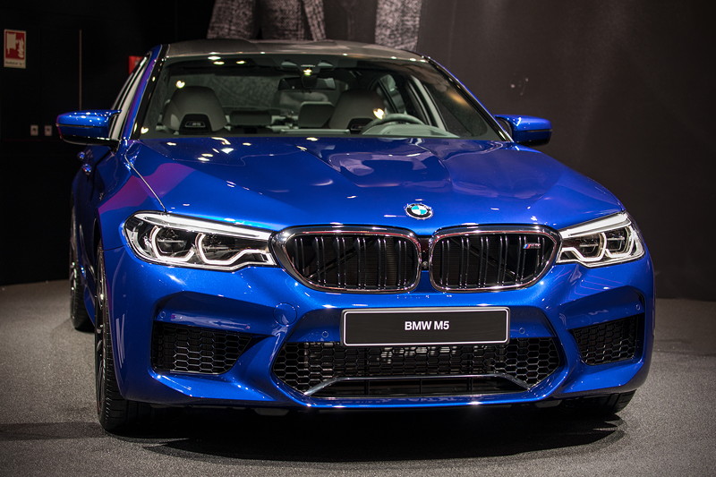 BMW M5 in Marina Bay Blue Metallic