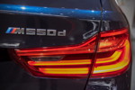 BMW M550d Touring, Typ-Schriftzug auf der Heckklappe