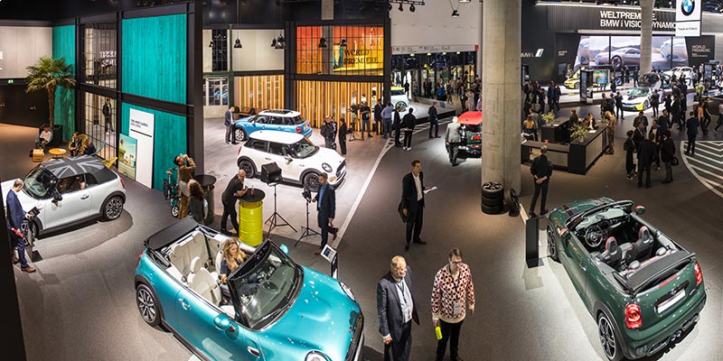 MINI Messestand - Panoramafoto 