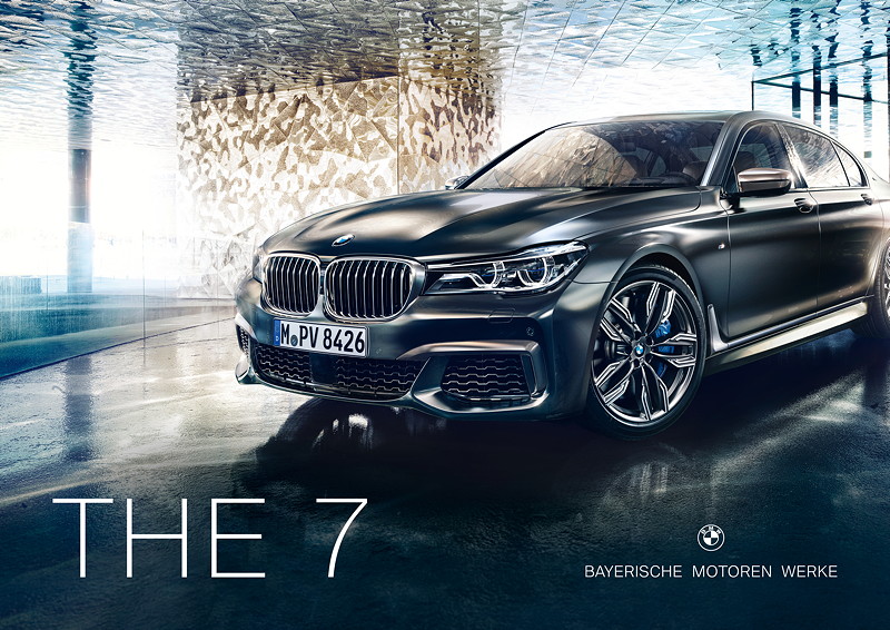Neuer Markenauftritt fuer die Modelloffensive im BMW Luxussegment. BMW 7er.