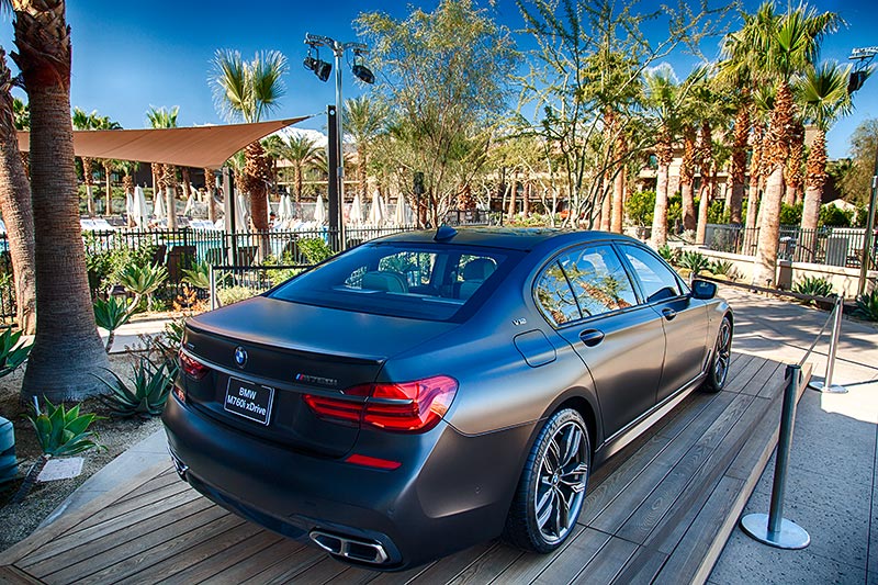 BMW M760Li xDrive, Ritz Carlton Hotel in Rancho Mirage bei Palm Springs