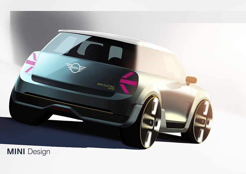MINI Electric Concept, Designskizze