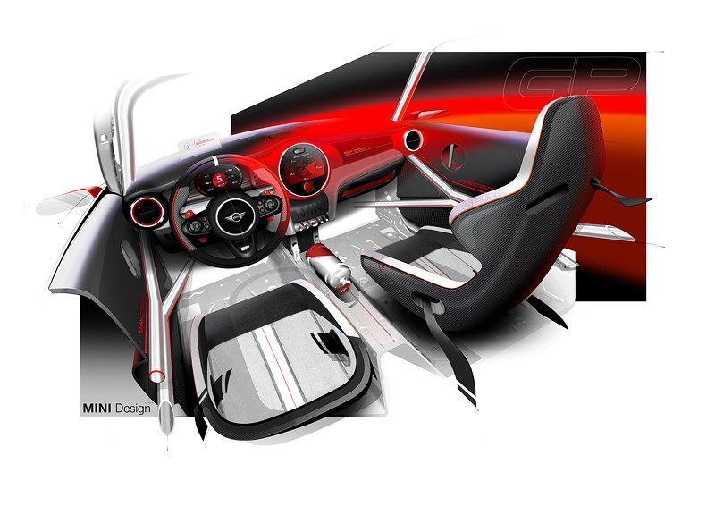 MINI John Cooper Works GP Concept, Designskizze