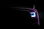 Rolls-Royce Phantom, seitliche Sicht auf Laser-Scheinwerfer und Kühlerfigur