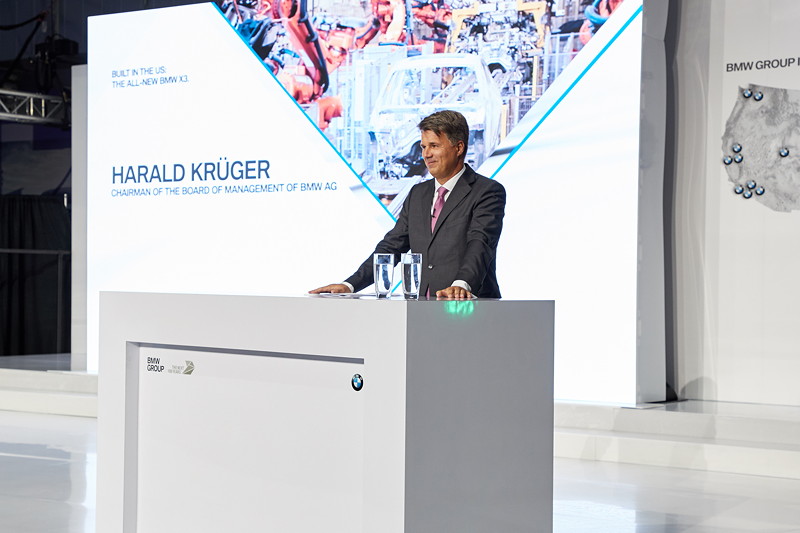 Veranstaltung 25 Jahre BMW Group Werk Spartanburg am 26. Juni 2017: Harald Krger, Vorsitzender des Vorstands der BMW AG