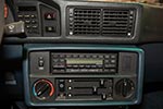 BMW M5, Mittelkonsole mit Radio und Klimabedienung